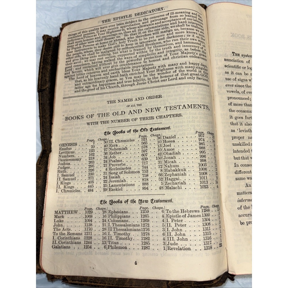 Antique Saalfield Holy Bible Illustrated Maps Concordance Self Pronouncing - Picture 10 of 16